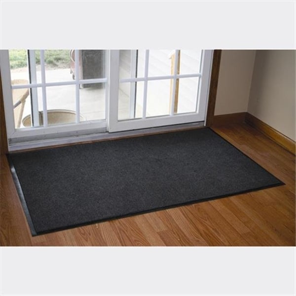 Ricki'S Rugs 654S0034CH 3 ft. W x 4 ft. L Wipe-N-Walk Entrance Mat in Charcoal RI63071 - main